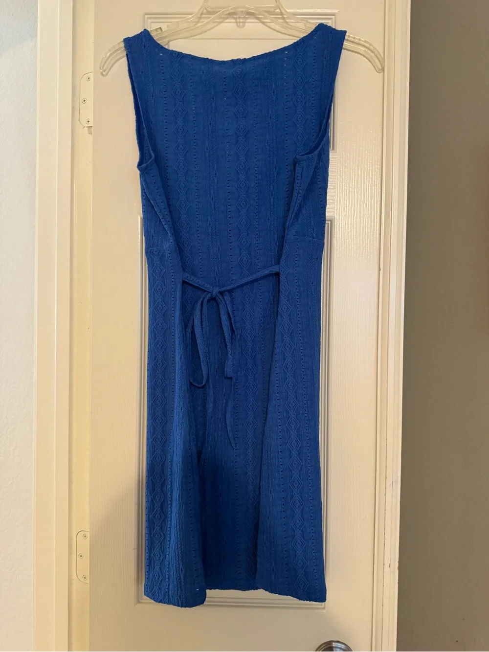wild fable Royal Blue Sleeveless Knit Midi Dress